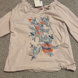 Western long sleeve blouse